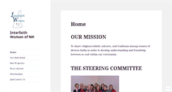Desktop Screenshot of interfaithwomennh.org